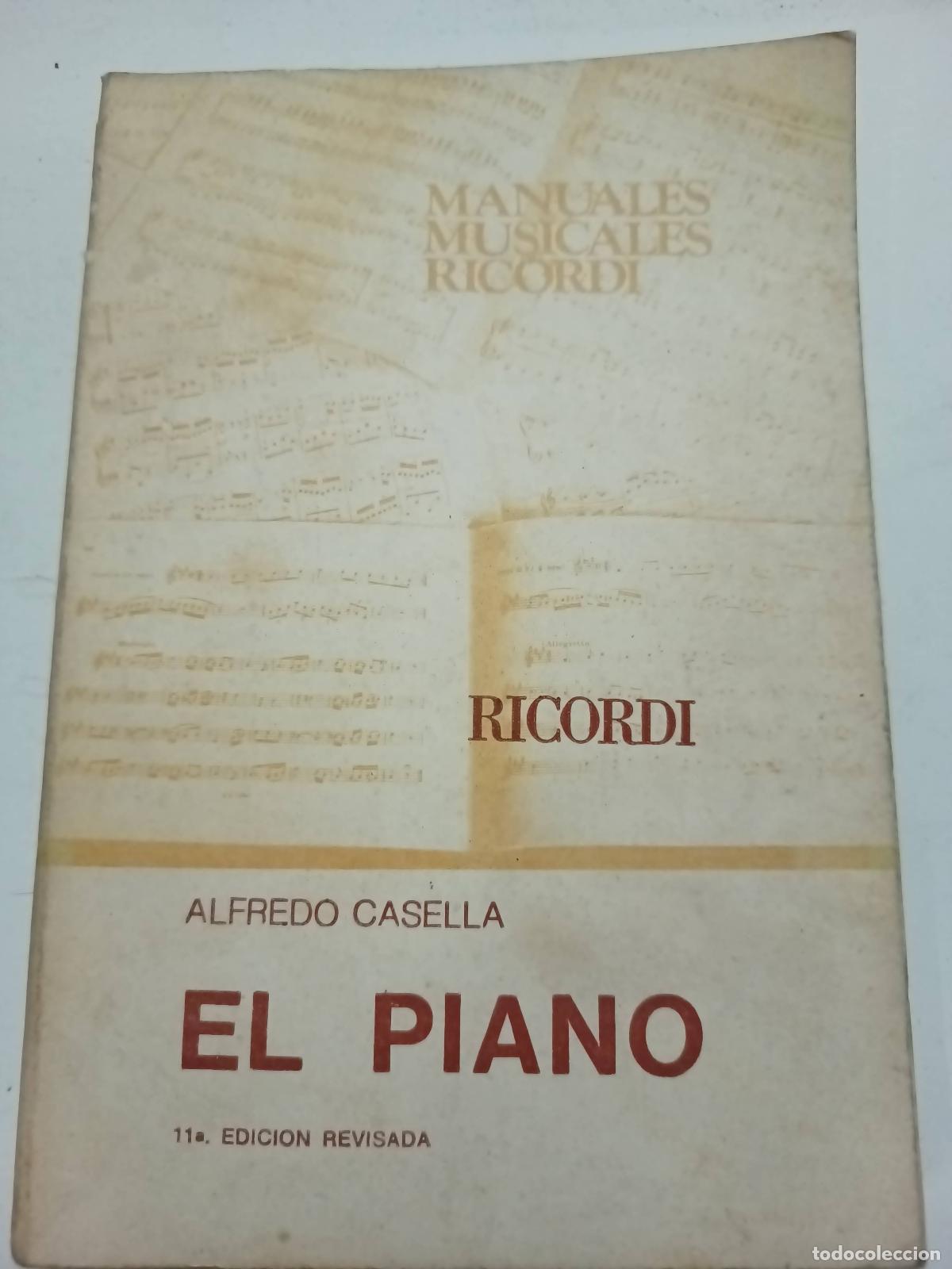Second hand books: El piano - Alfredo Casella