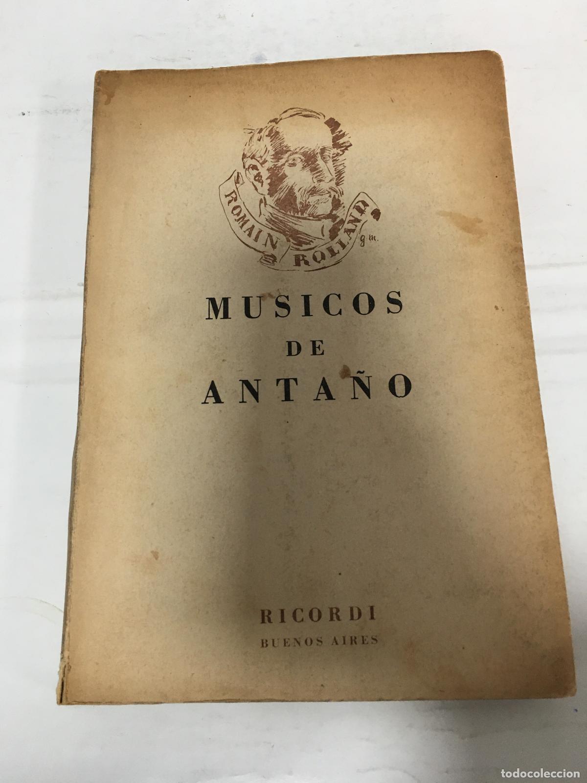 Livros em segunda m&atilde;o: Musicos de anta&ntilde;o - Romain Rolland
