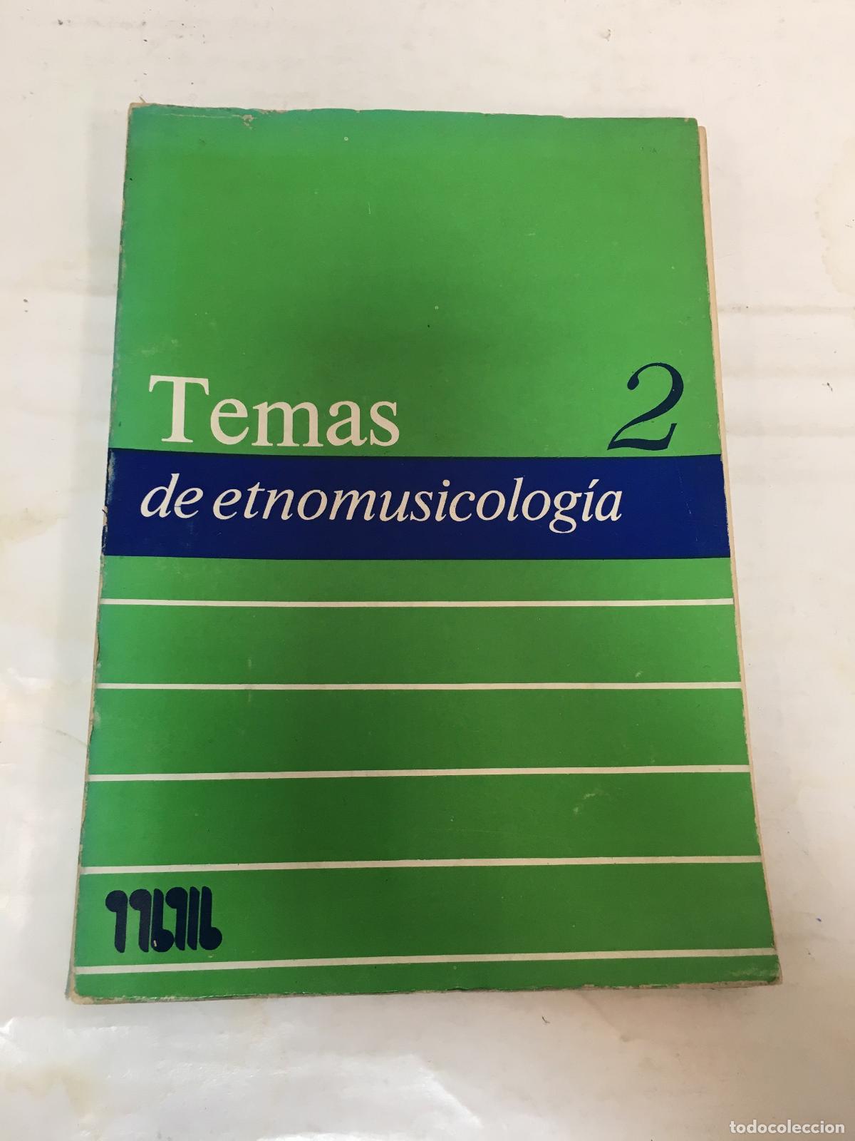 Libros de segunda mano: Temas de etnomusicologia 2 - Varios - Foto 1