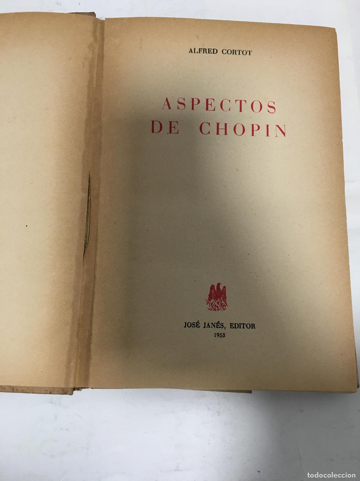 Second hand books: Aspectos de chopin - Alfred Cortot