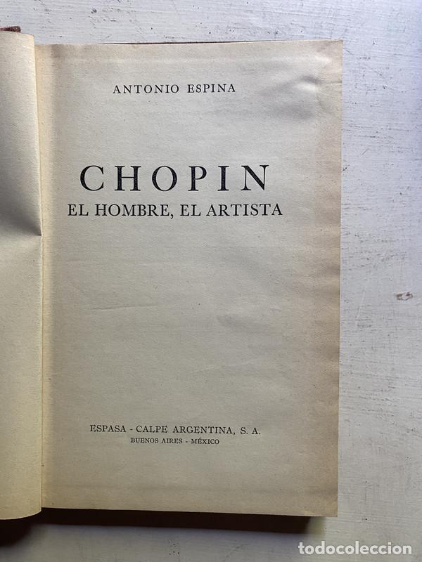 Libros de segunda mano: Chopin - Espina Antonio - Foto 1