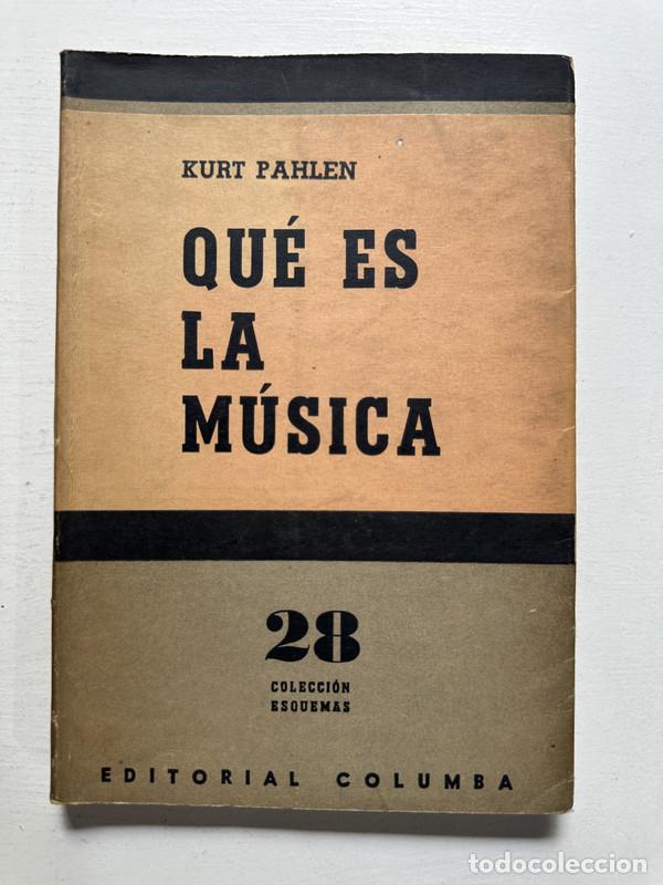 Libros de segunda mano: Que es la musica - Pahlen Kurt - Foto 1