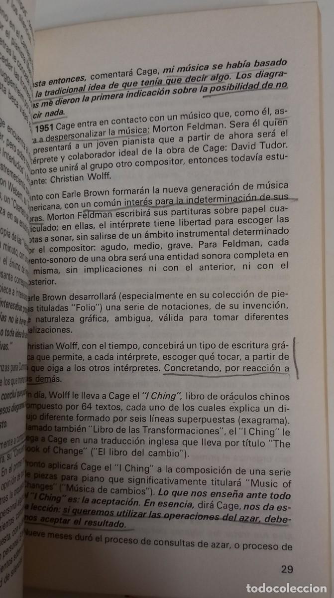 Libros de segunda mano: John Cage, de Lloren&ccedil; Barber - Foto 3