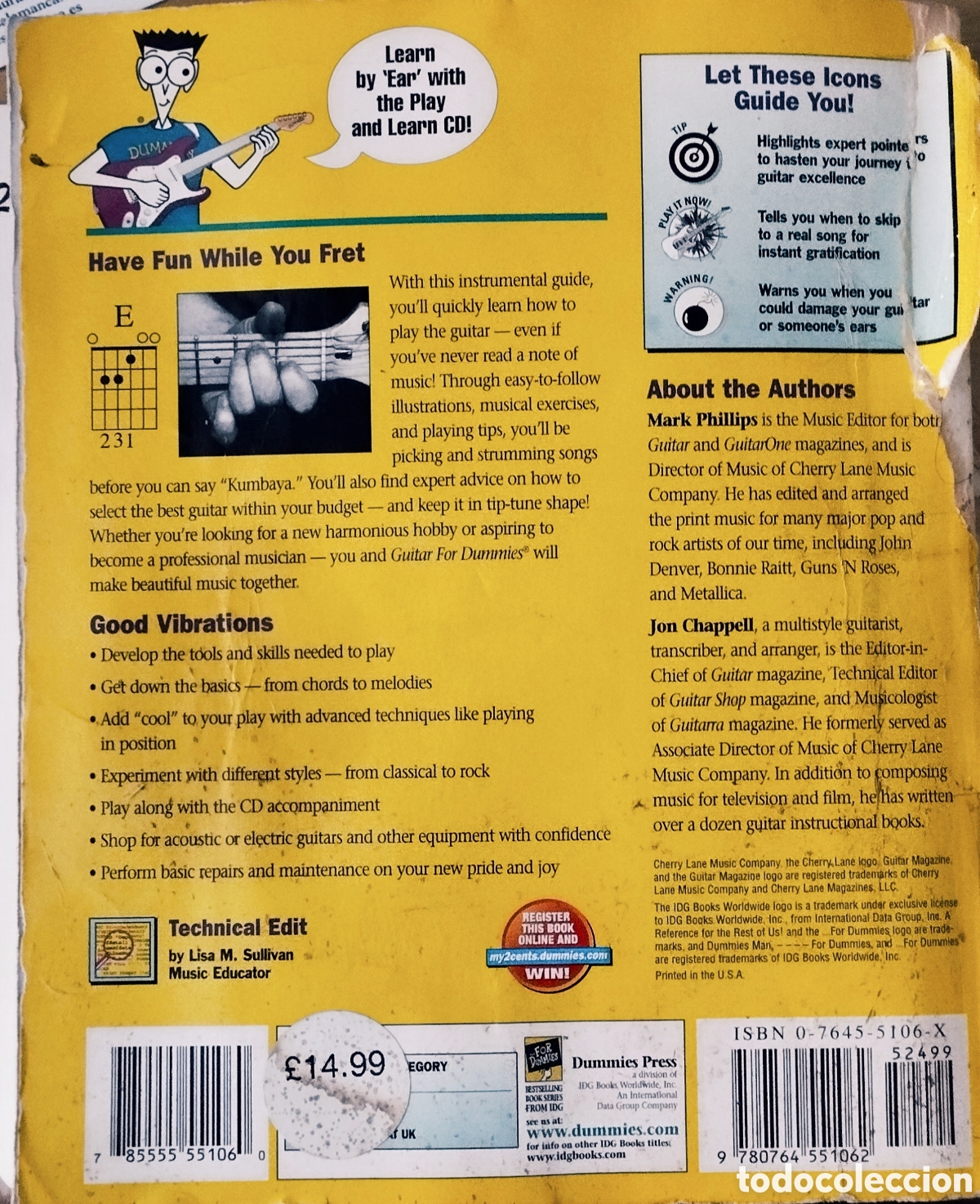 Libros de segunda mano: GUITAR FOR DUMMIES - PHILLIPS & CHAPPELL - Foto 7