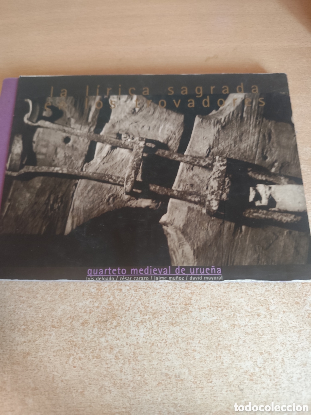 Libros de segunda mano: CUARTETO MEDIEVAL DE URUE&Ntilde;A-LUIS DELGADO- CESAR CARAZO-JAIME MU&Ntilde;OZ-Y DAVID MAYOCONTIENE CD RAL