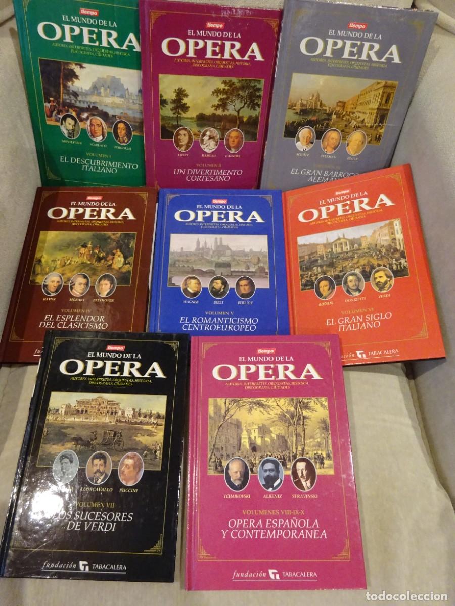 Libros de segunda mano: EL MUNDO DE LA OPERA, COLECCI&Oacute;N 8 LIBROS, EDICIONES TIEMPO 1993, SIN ESTRENAR