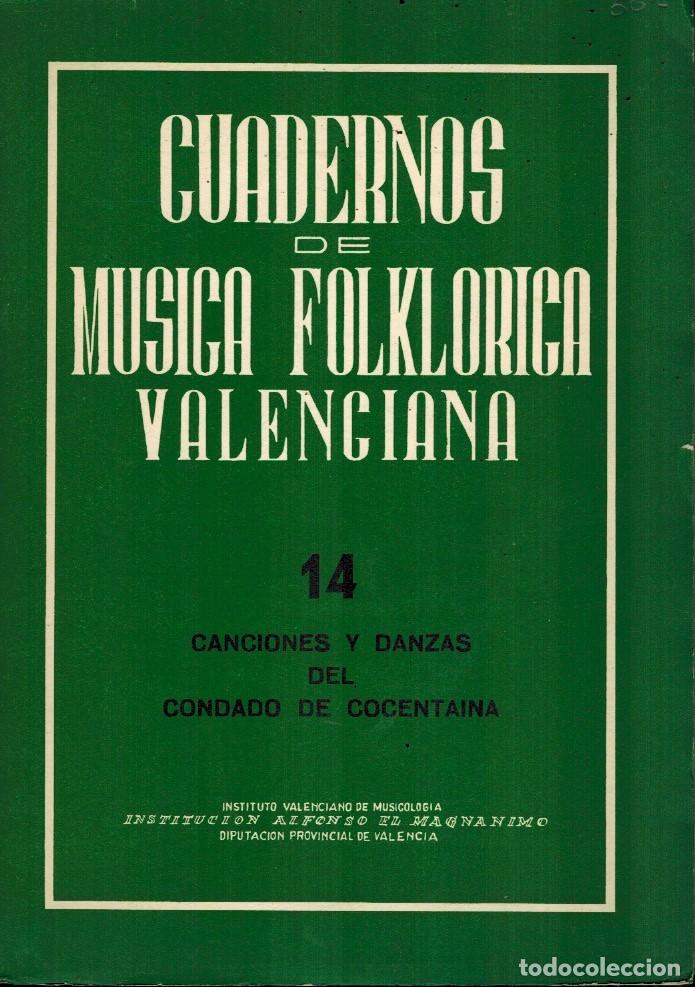 Libros de segunda mano: CUADERNOS DE M&Uacute;SICA FOLKL&Oacute;RICA VALENCIANA N&ordm; 14