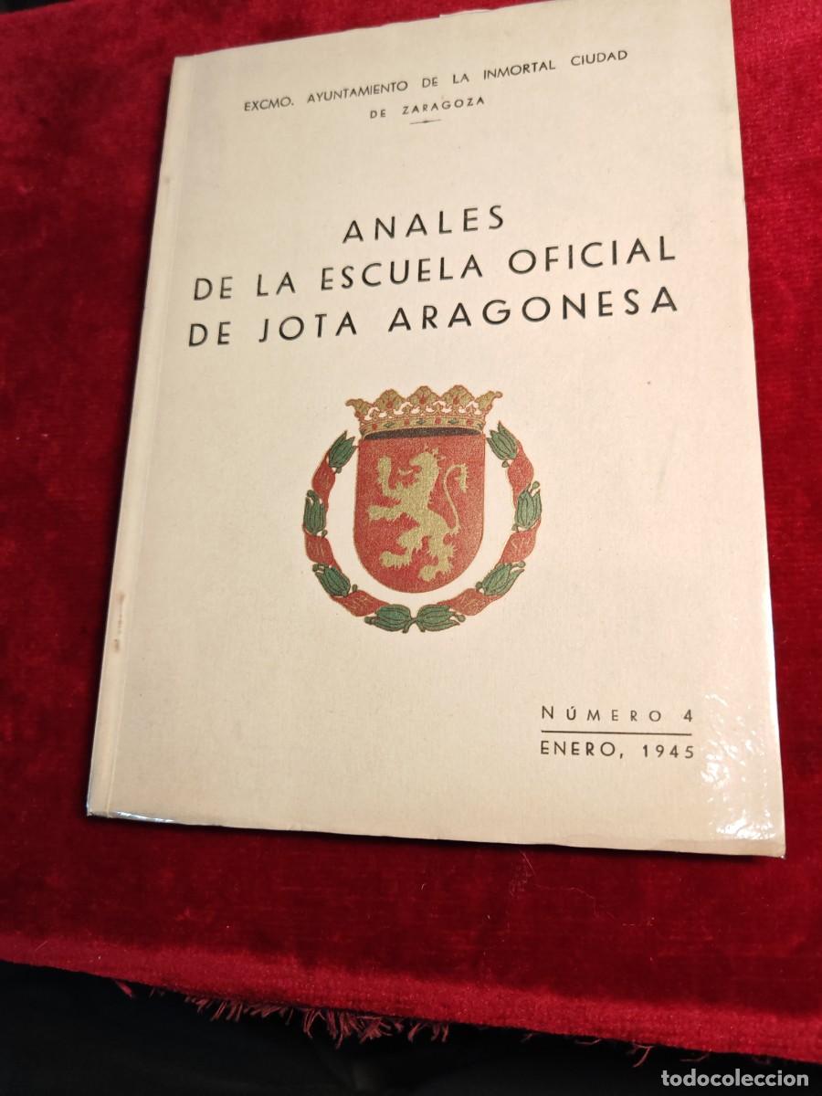 Libros de segunda mano: Anales de la escuela oficial de jota aragonesa 4