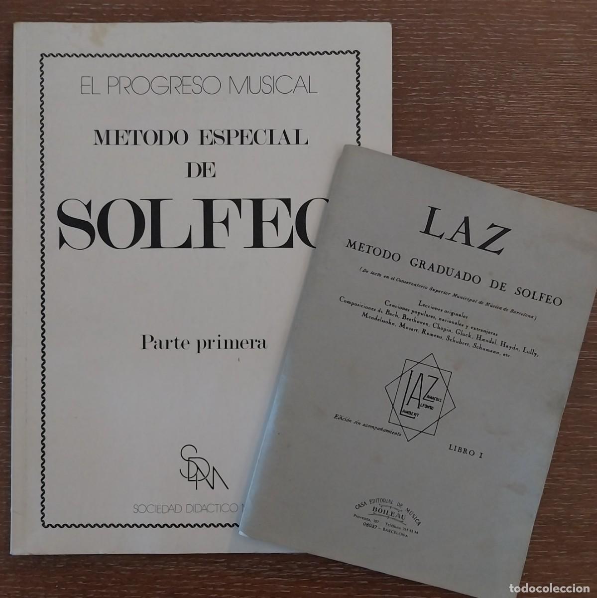 Libros de segunda mano: LOTE LIBROS M&Eacute;TODO SOLFEO