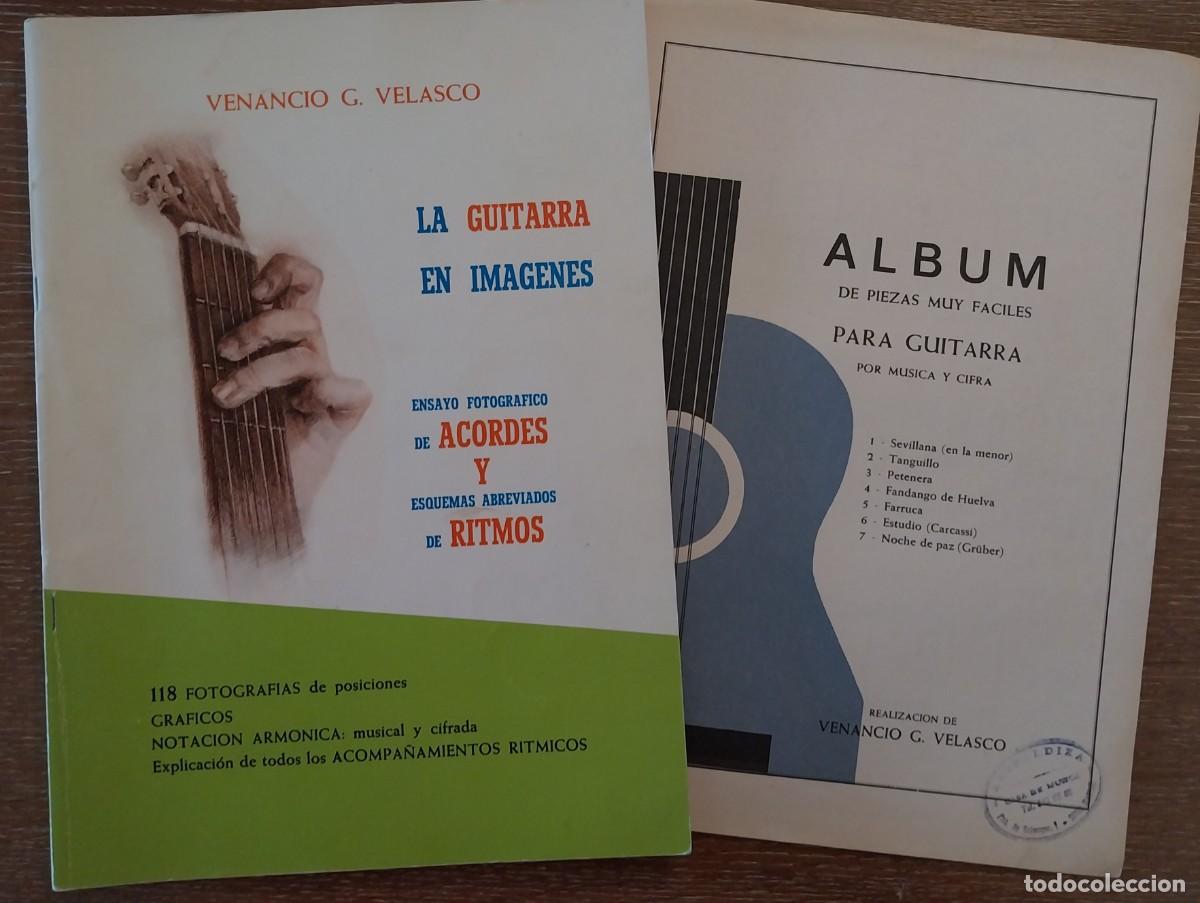 Libros de segunda mano: LOTE LIBROS M&Eacute;TODO DE GUITARRA - LA GUITARRA EN IM&Aacute;GENES / &Aacute;LBUM DE PIEZAS MUY F&Aacute;CILES PARA GUITARRA