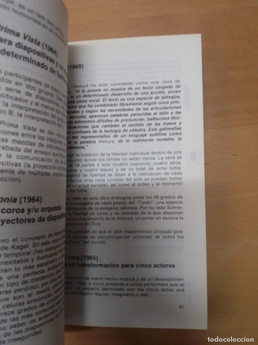 Libros de segunda mano: Mauricio Kagel, de Lloren&ccedil; Barber - Foto 3