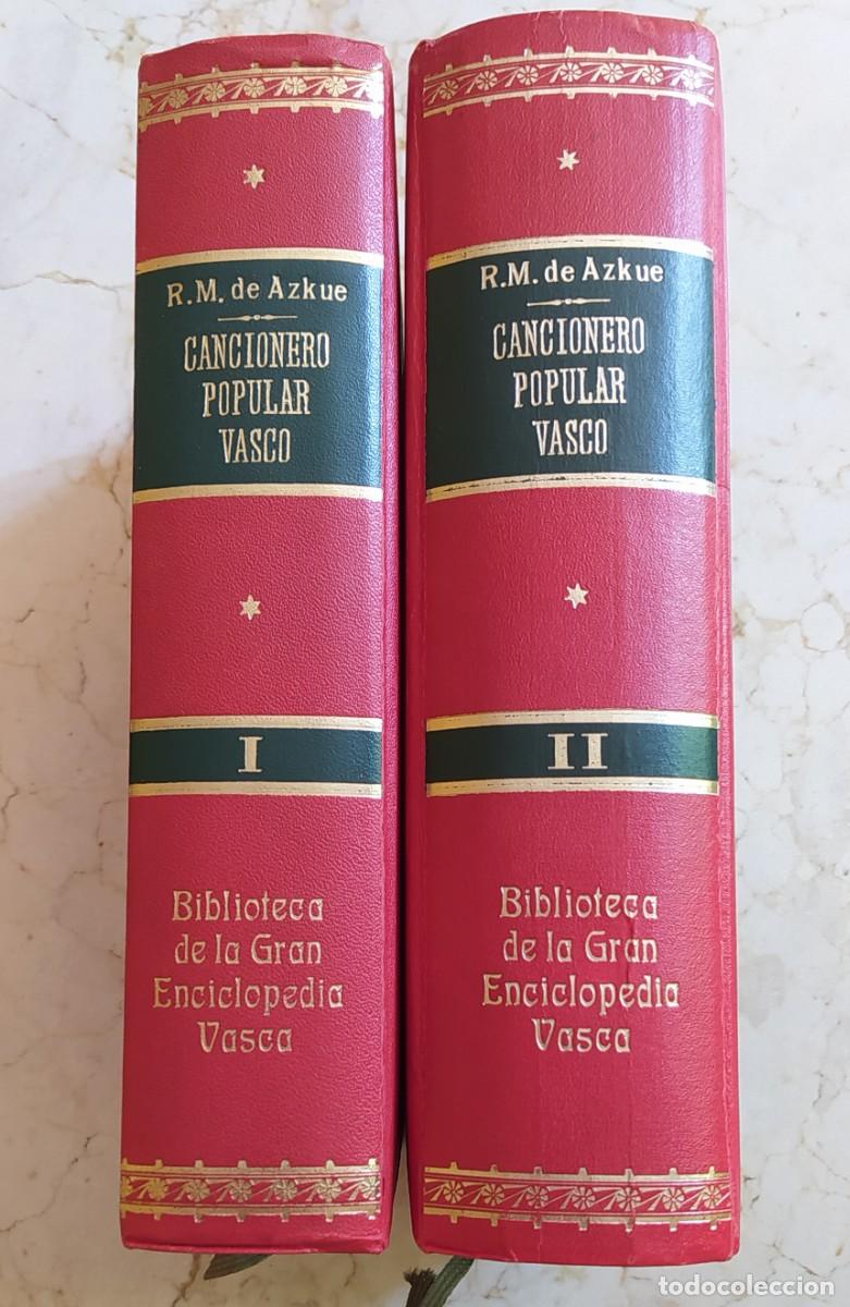 Libros de segunda mano: CANCIONERO POPULAR VASCO - R.M. de Azkue (2 Tomos)