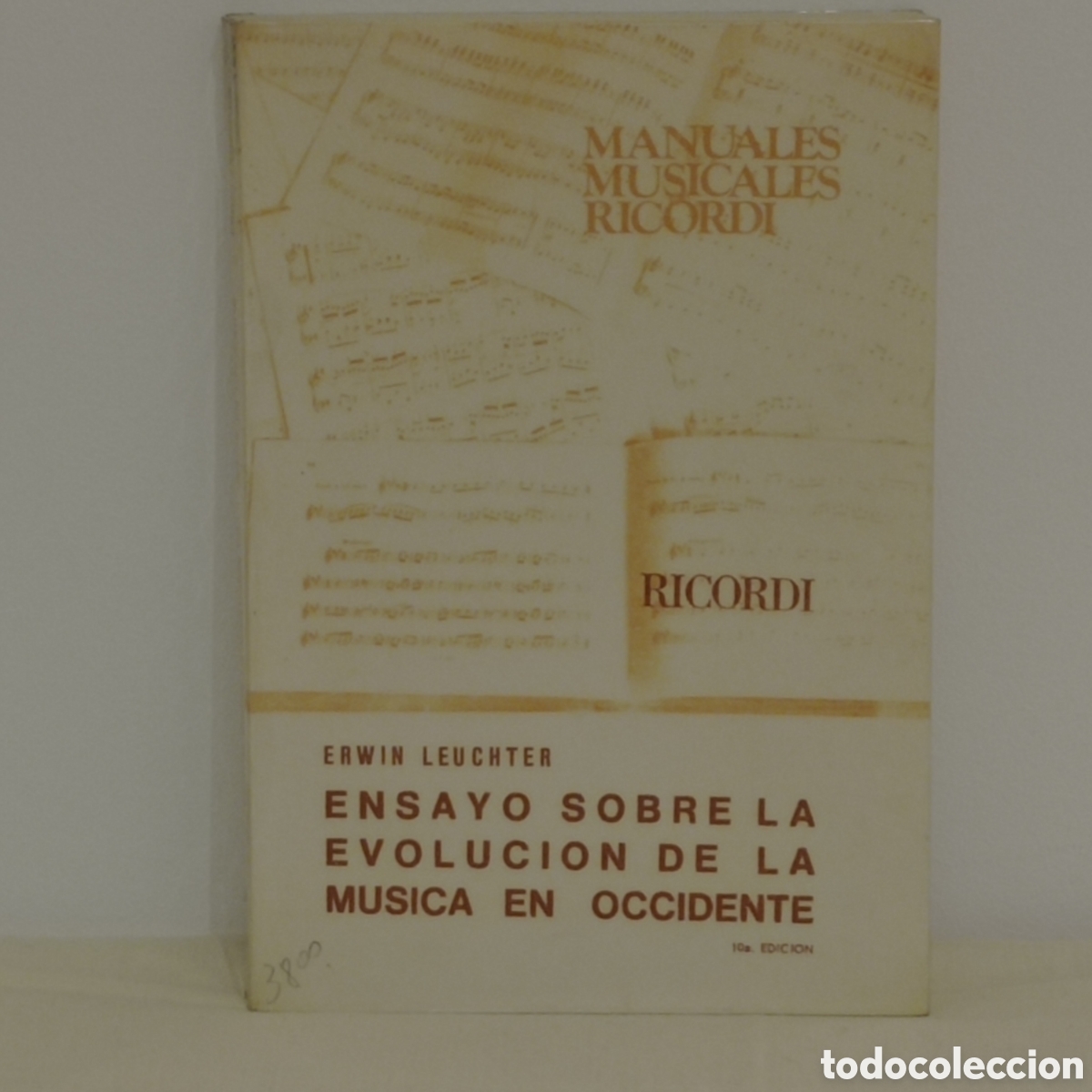 Libros de segunda mano: E.LEUCHTER, ENSAYO SOBRE LA EVOLUCION DE LA MUSICA EN OCCIDENTE (RICORDI 1984 B.AIRES)