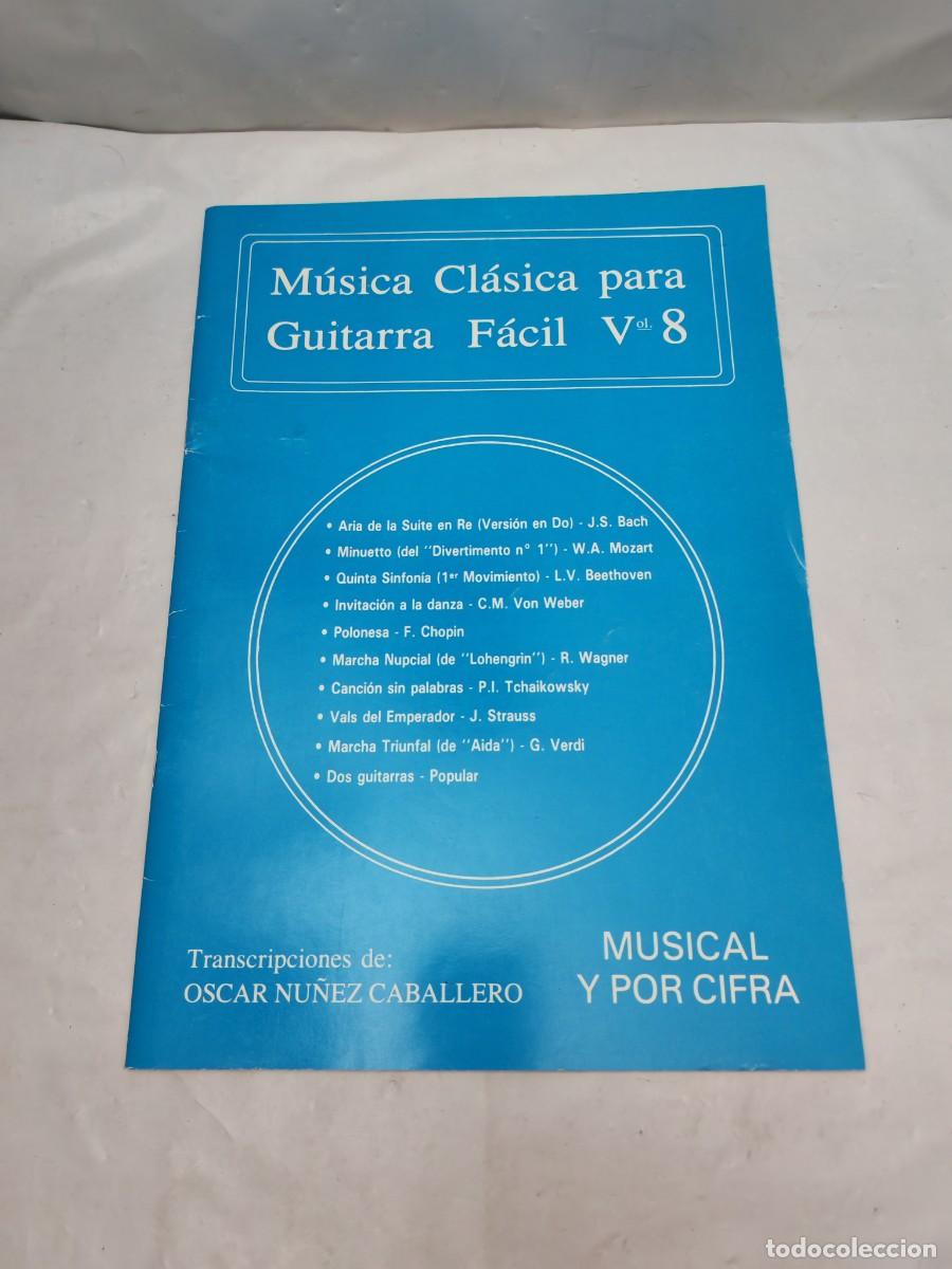 Second hand books: M&uacute;sica Cl&aacute;sica para Guitarra F&aacute;cil, Musical y por Cifra, Vol. 8