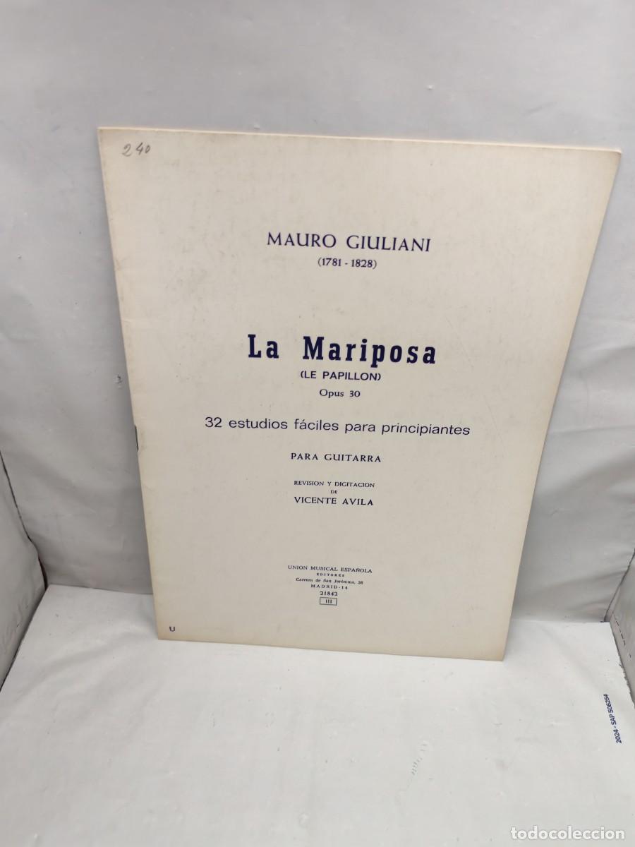Second hand books: La Mariposa (Le Papillon), Op. 30: 32 estudios f&aacute;ciles para principiantes, PARA GUITARRA