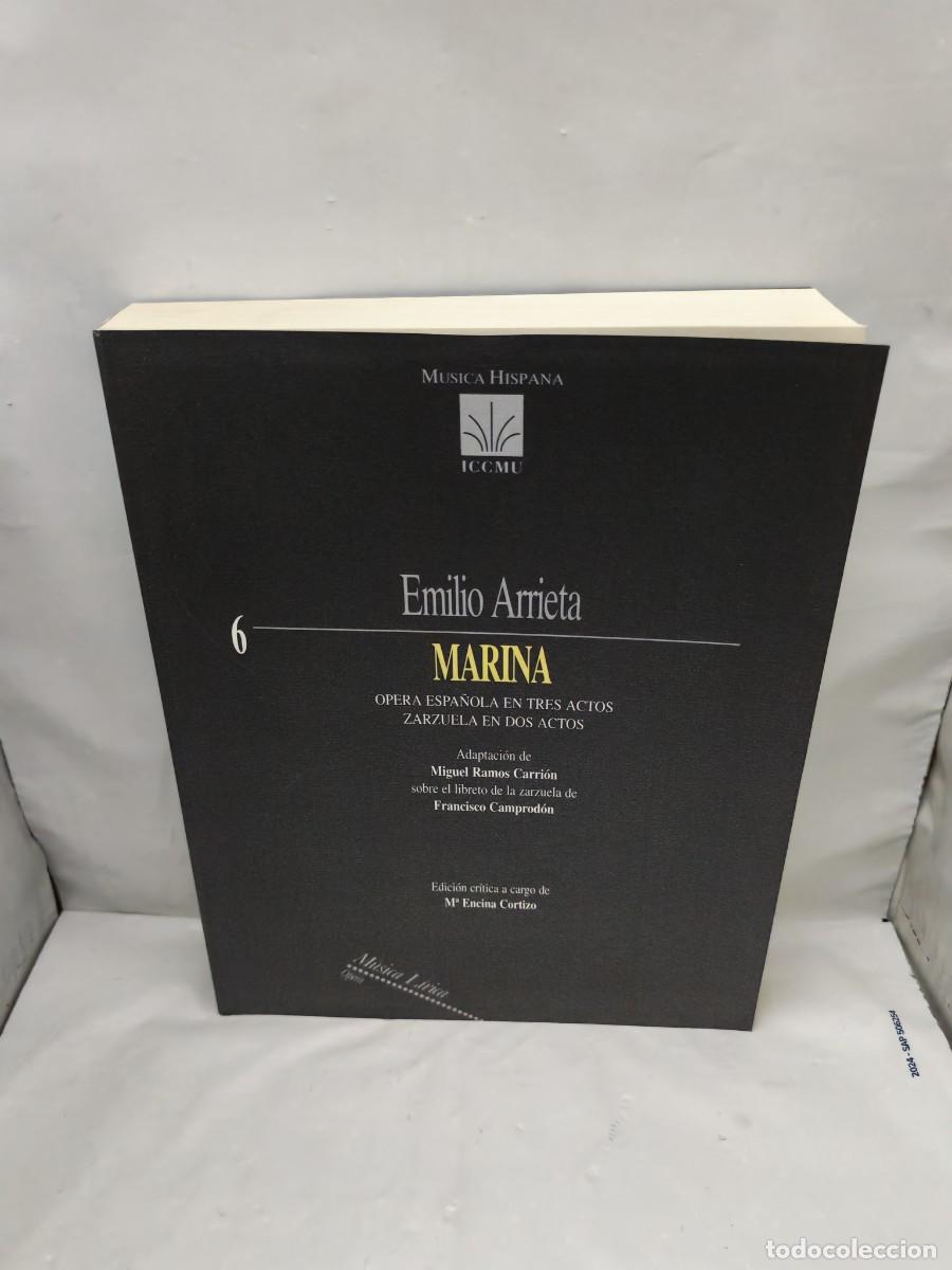 Second hand books: MARINA. &Oacute;pera espa&ntilde;ola. Zarzuela en dos actos en tres actos (ICCU, Colecci&oacute;n: M&uacute;sica L&iacute;rica)