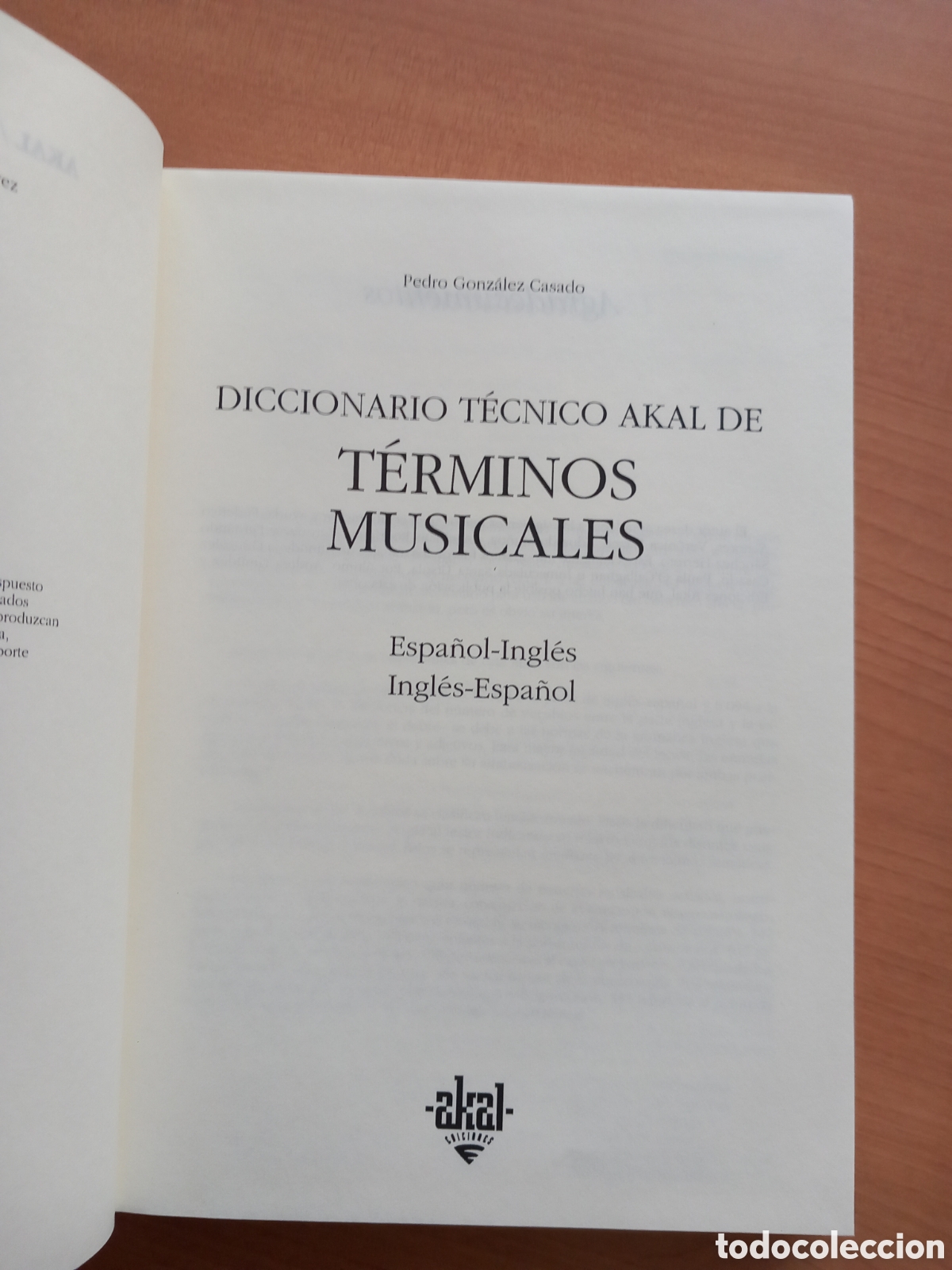 Libros de segunda mano: Diccionario Akal de terminos musicales⁹