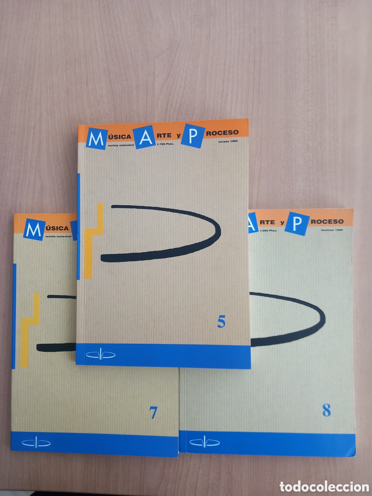 Libros de segunda mano: Tres tomos de la revista Musica, Arte y proceso