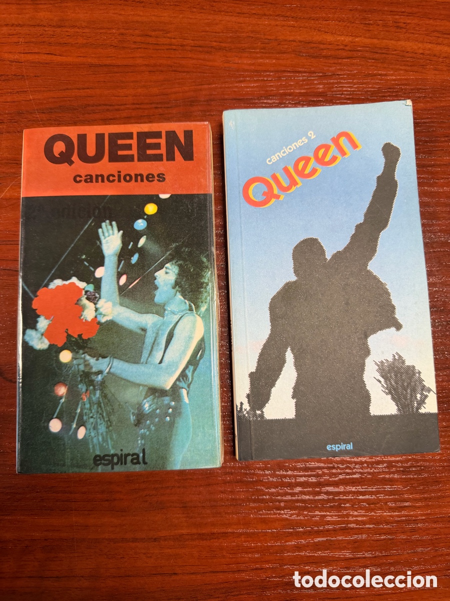 Libros de segunda mano: 2 x libros de queen canciones traducidas al espa&ntilde;ol 1 y 2