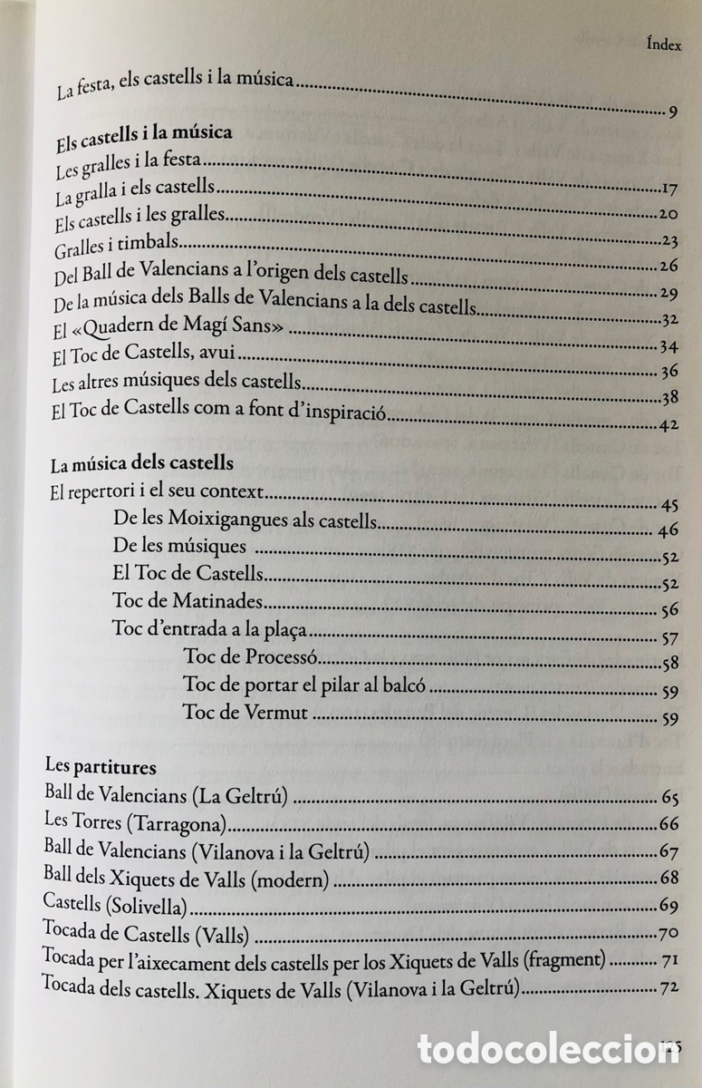 Libros de segunda mano: Joan Cusc&oacute; - El toc de castells (libro + CD) 2008 - Foto 3