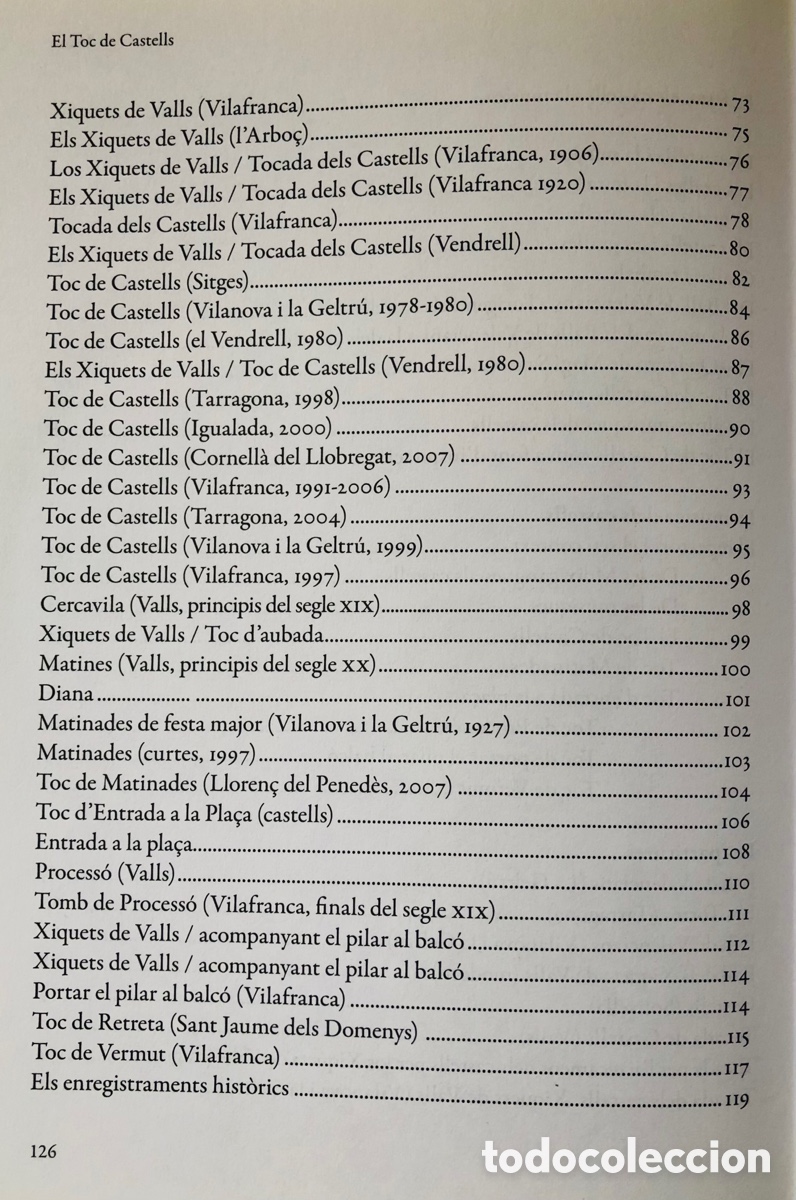 Libros de segunda mano: Joan Cusc&oacute; - El toc de castells (libro + CD) 2008 - Foto 4