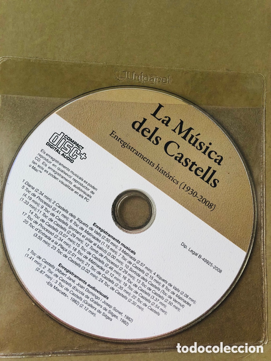Libros de segunda mano: Joan Cusc&oacute; - El toc de castells (libro + CD) 2008 - Foto 7