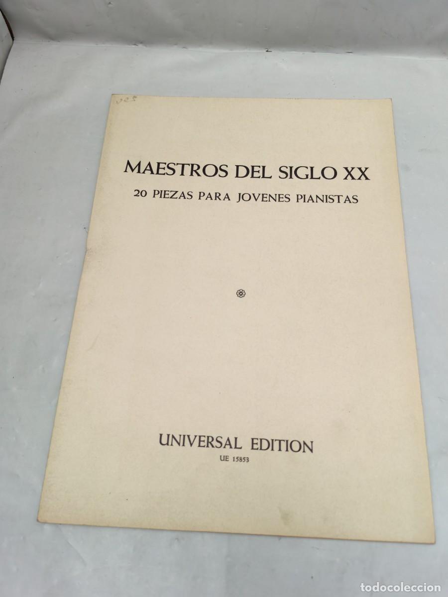 Gebrauchte B&uuml;cher: Maestros del siglo XX: 20 Piezas para j&oacute;venes pianistas (Universal Edition, UE 15853)
