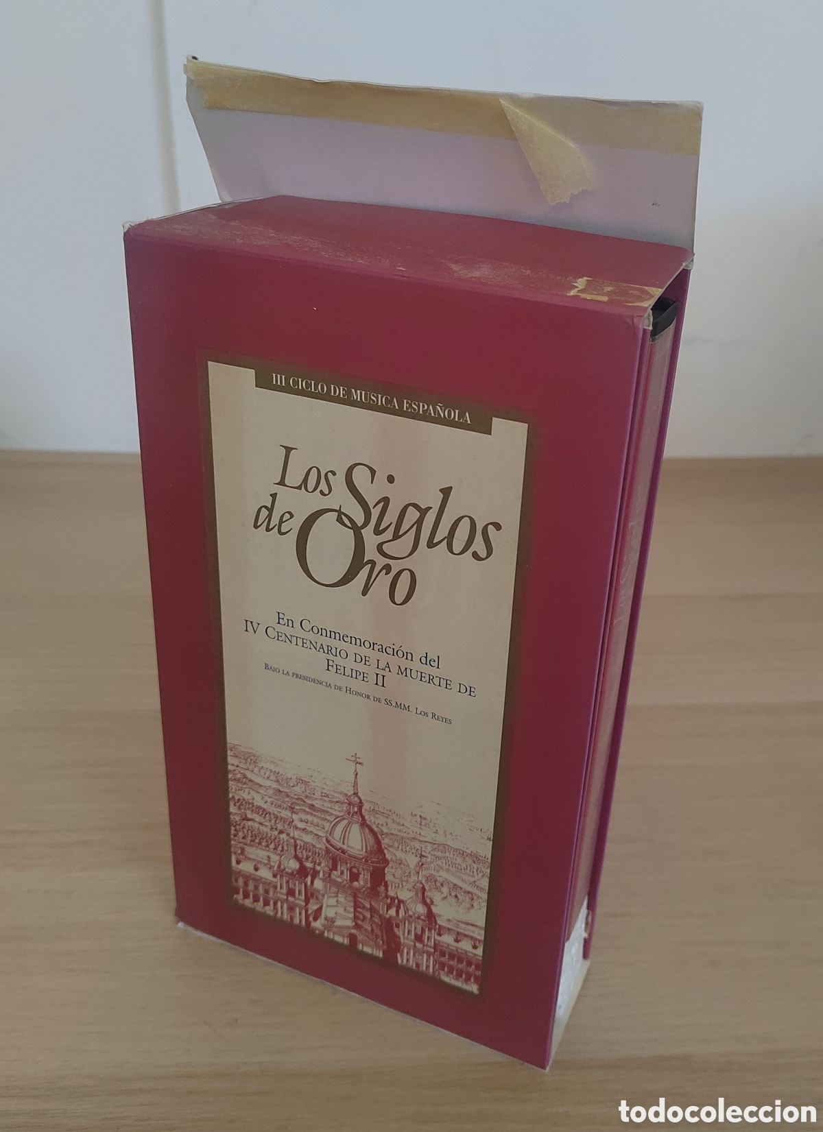 Libros de segunda mano: Los Siglos de Oro. En conmemoraci&oacute;n del IV centenario de la muerte de Felipe II . VHS+LIBRO