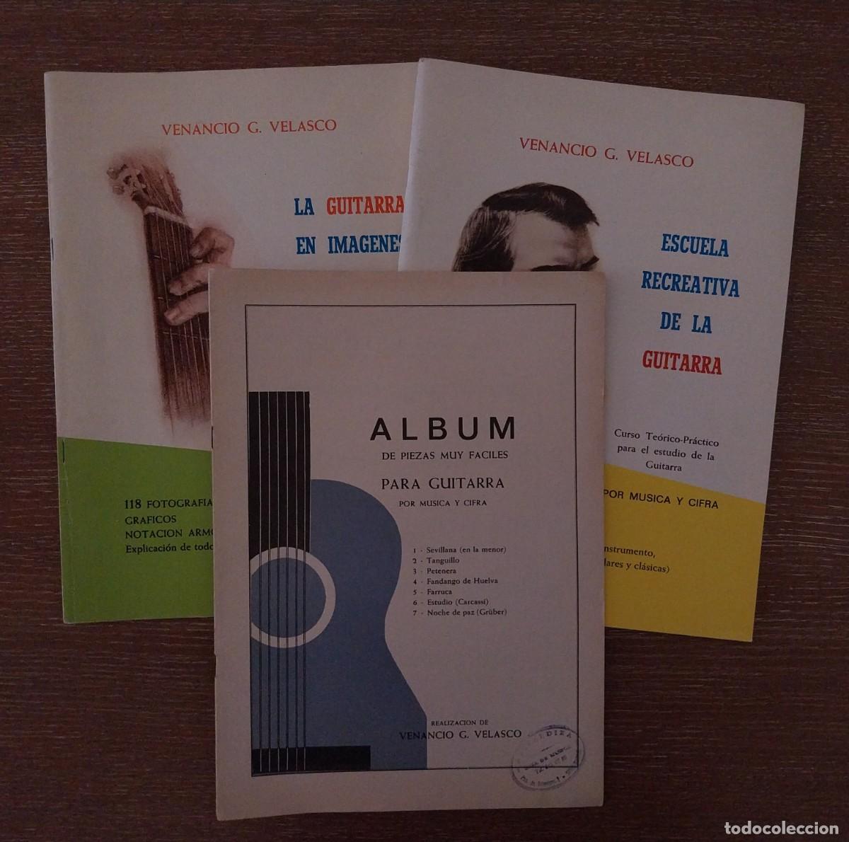 Livres d'occasion: LOTE LIBROS M&Eacute;TODO DE GUITARRA - VENANCIO G. VELASCO