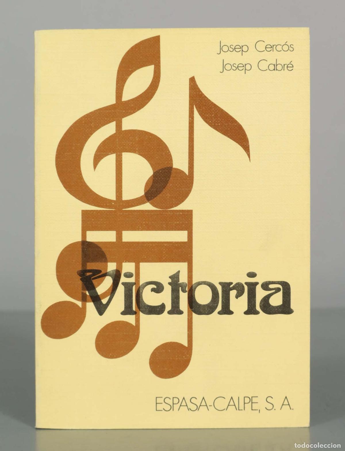 Libros de segunda mano: Tom&aacute;s Luis de Victoria - Josep Cerc&oacute;s, Josep Cabr&eacute; - Espasa-Calpe