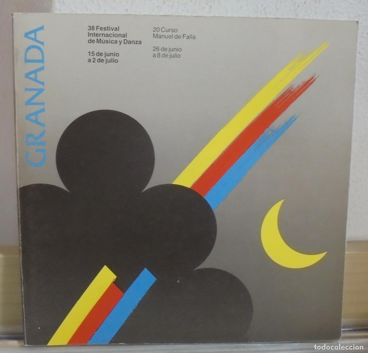 Libros de segunda mano: 38 Festival internacional de m&uacute;sica y danza, Granada 1989
