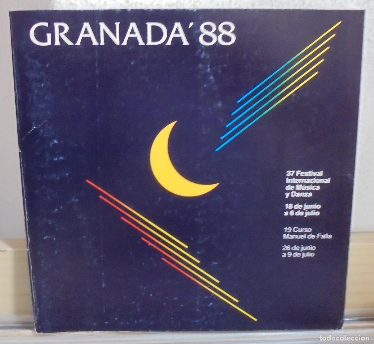 Libros de segunda mano: 37 Festival internacional de m&uacute;sica y danza, Granada 1988