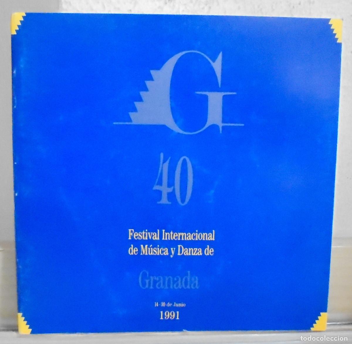 Libros de segunda mano: 40 Festival internacional de m&uacute;sica y danza, Granada 1991