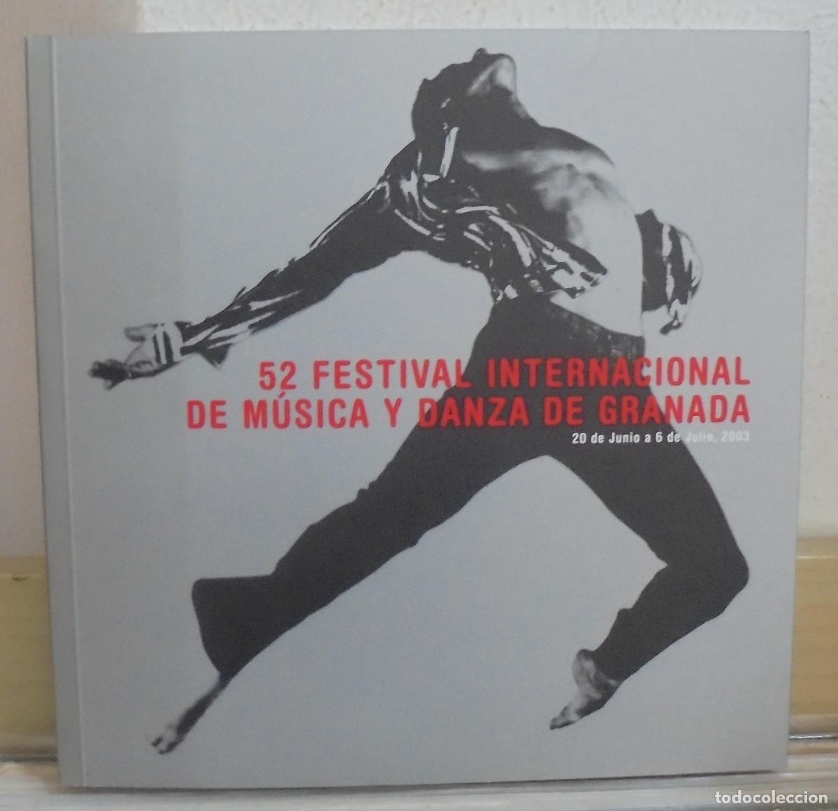 Libros de segunda mano: 52 Festival internacional de m&uacute;sica y danza. Granada 2003