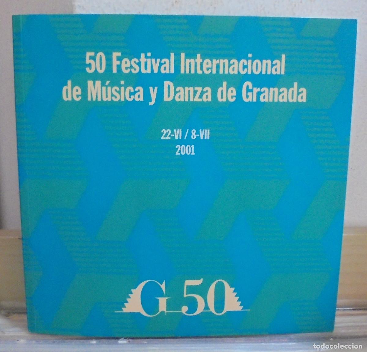 Libros de segunda mano: 50 Festival internacional de m&uacute;sica y danza. Granada 2001