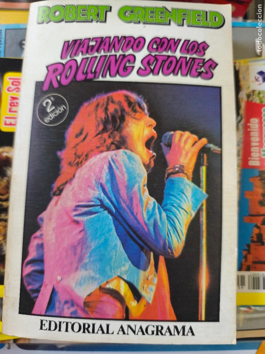 Libros de segunda mano: Viajando con los Rolling Stones. Robert Greenfield. Anagrama.