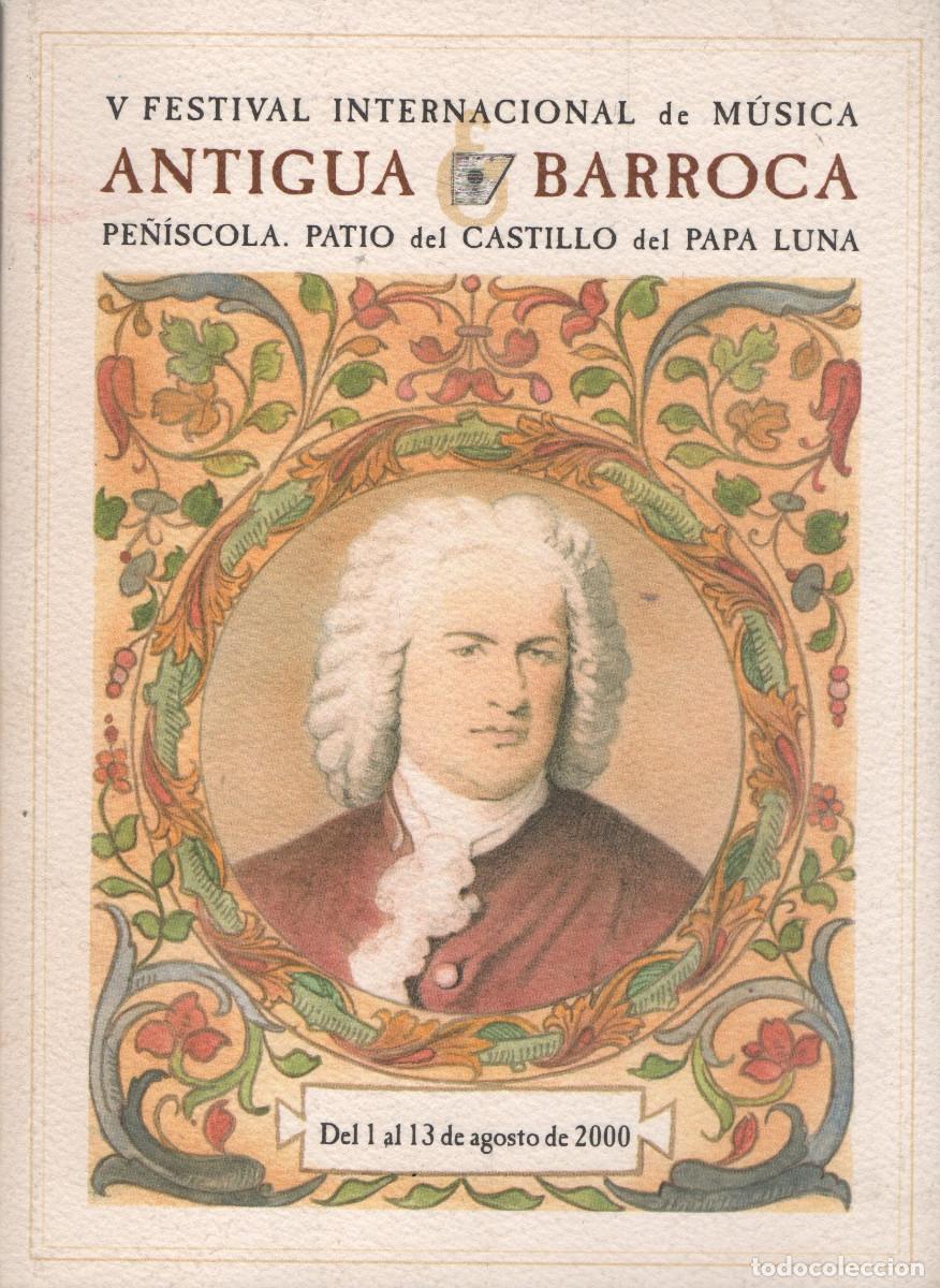 Libros de segunda mano: V festival Internacional de m&uacute;sica antigua barroca. Diputaci&oacute; de castell&oacute;n. 2000.