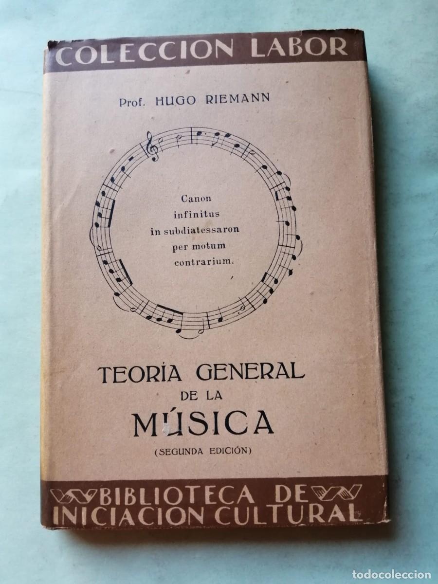 Libros de segunda mano: TEORIA GENERAL DE LA MUSICA (HUGO RIEMANN)