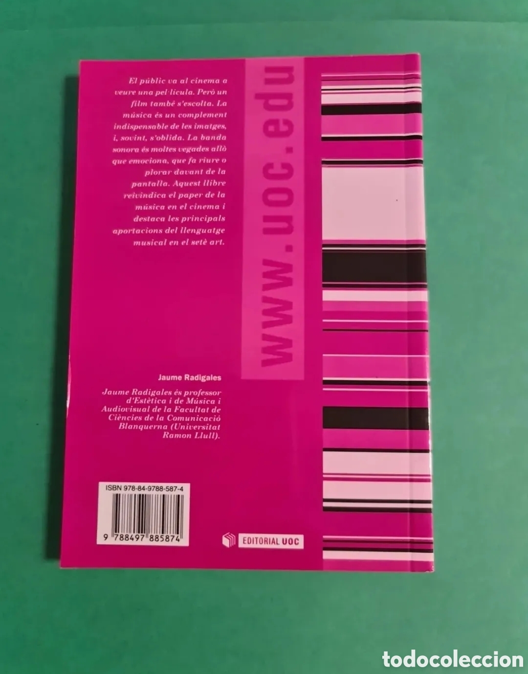 Libros de segunda mano: Libro La m&uacute;sica en el cinema. En Catal&agrave;. - Foto 2