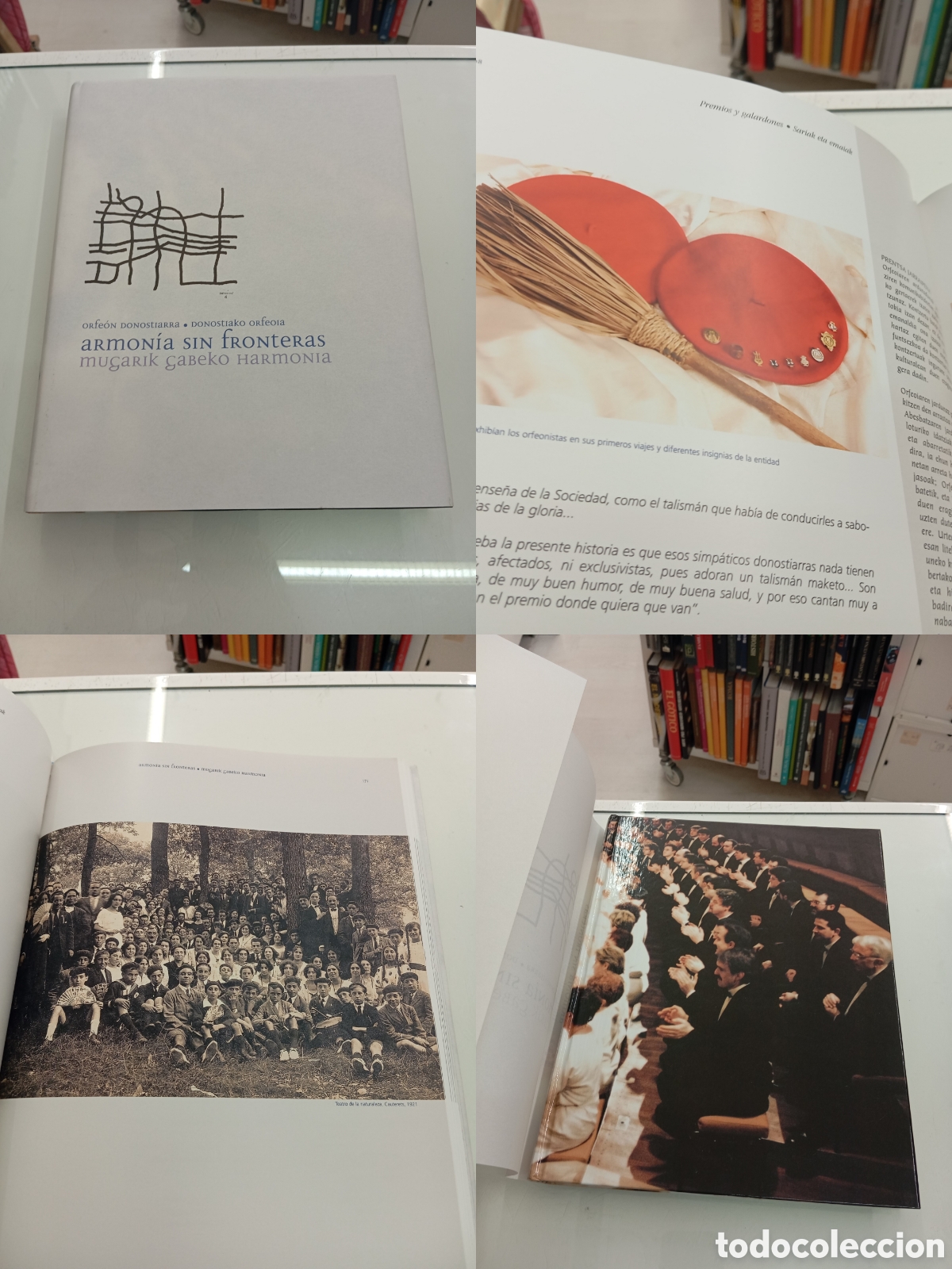 Libros de segunda mano: ARMONIA SIN FRONTERAS, ORFEON DONOSTIARRA, 1897-1997 MUSICA 2003 PAIS VASCO ETNOGRAFIA
