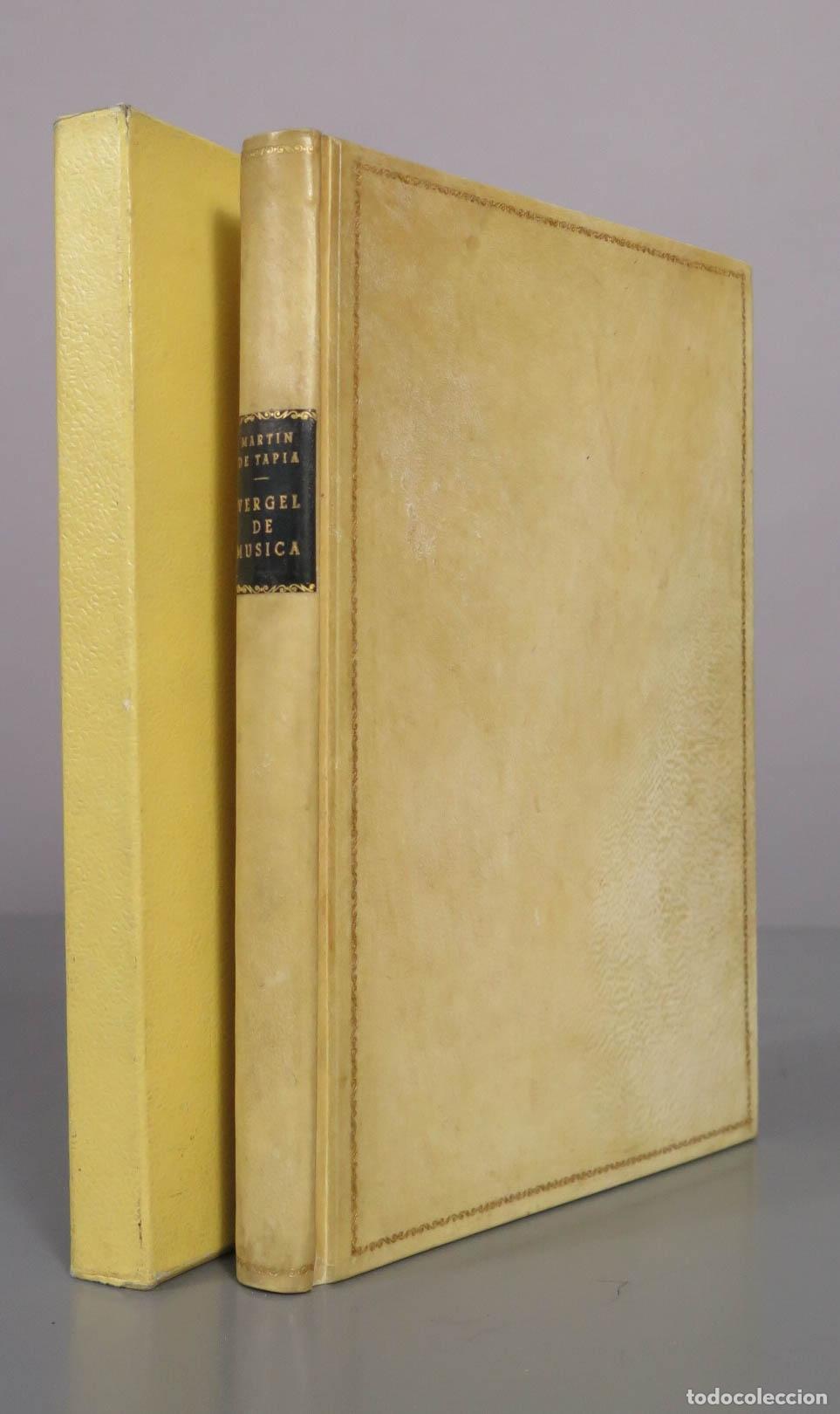 Libros de segunda mano: Vergel de m&uacute;sica - Mart&iacute;n de Tapia - Joyas Bibliogr&aacute;ficas