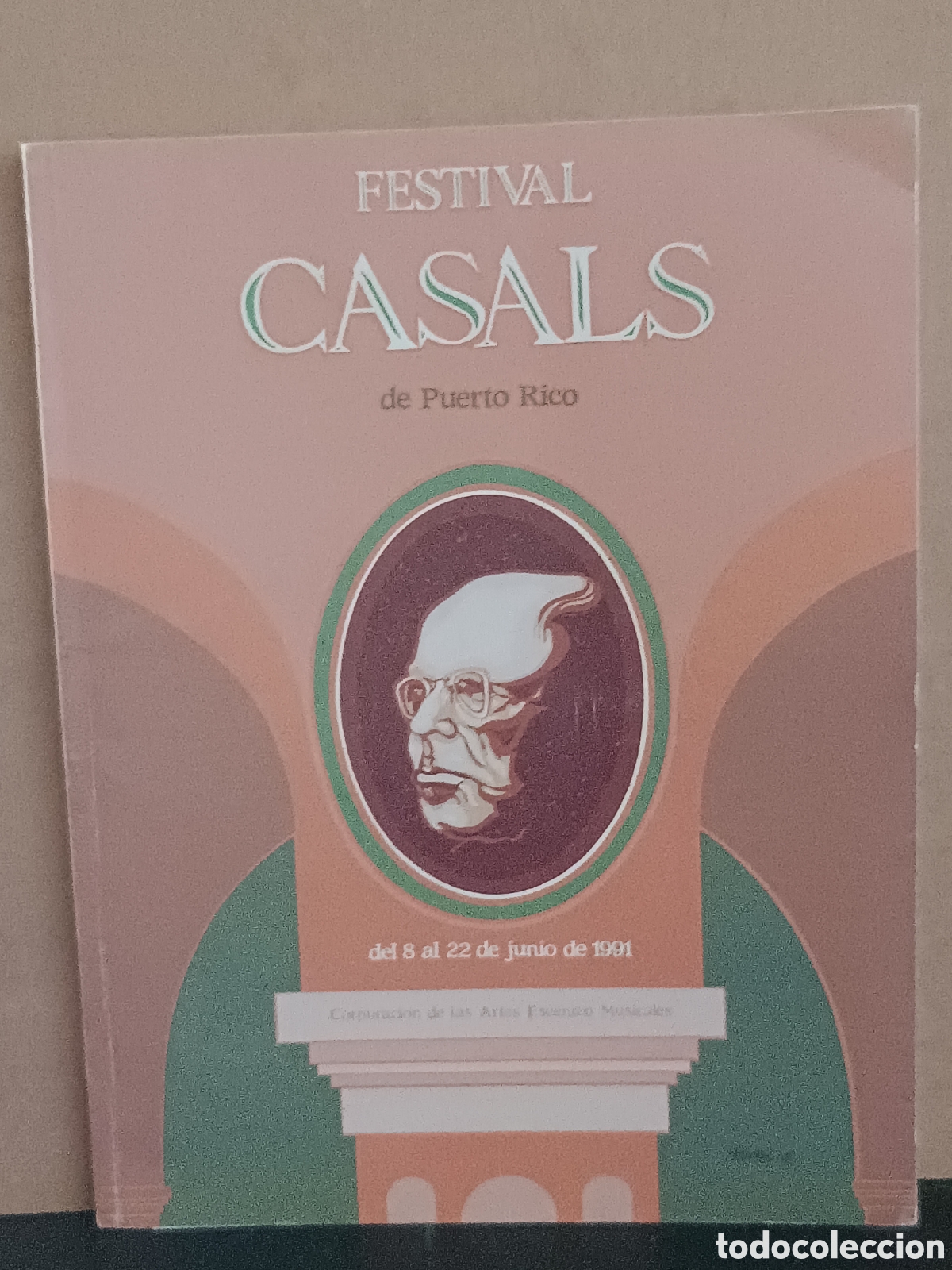 Libros de segunda mano: FESTIVAL CASALS 1991 LIBRO PROGRAMA Y 2 CARTAS FIRMADAS ANTONIO J MOLINA (TERESA BERGANZA PENDERECKI