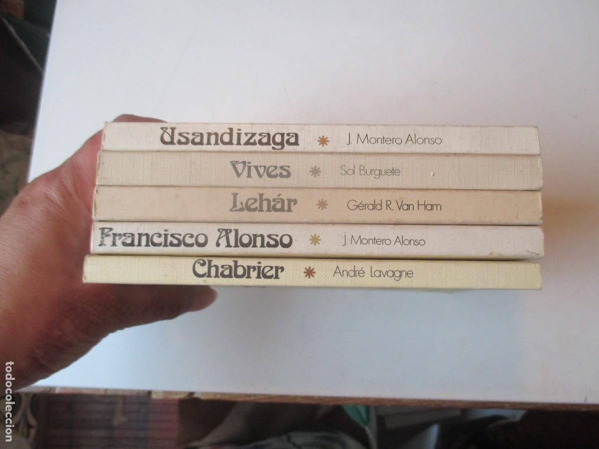 Libros de segunda mano: Colecci&oacute;n Cl&aacute;sicos de la m&uacute;sica ( varios autores ,ver fotos) W40797