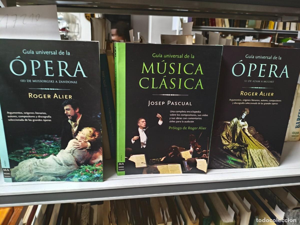 Libros de segunda mano: Guia Universal de la &Oacute;pera. Roger Alier. JORGE PASCUAL 3 TOMOS.