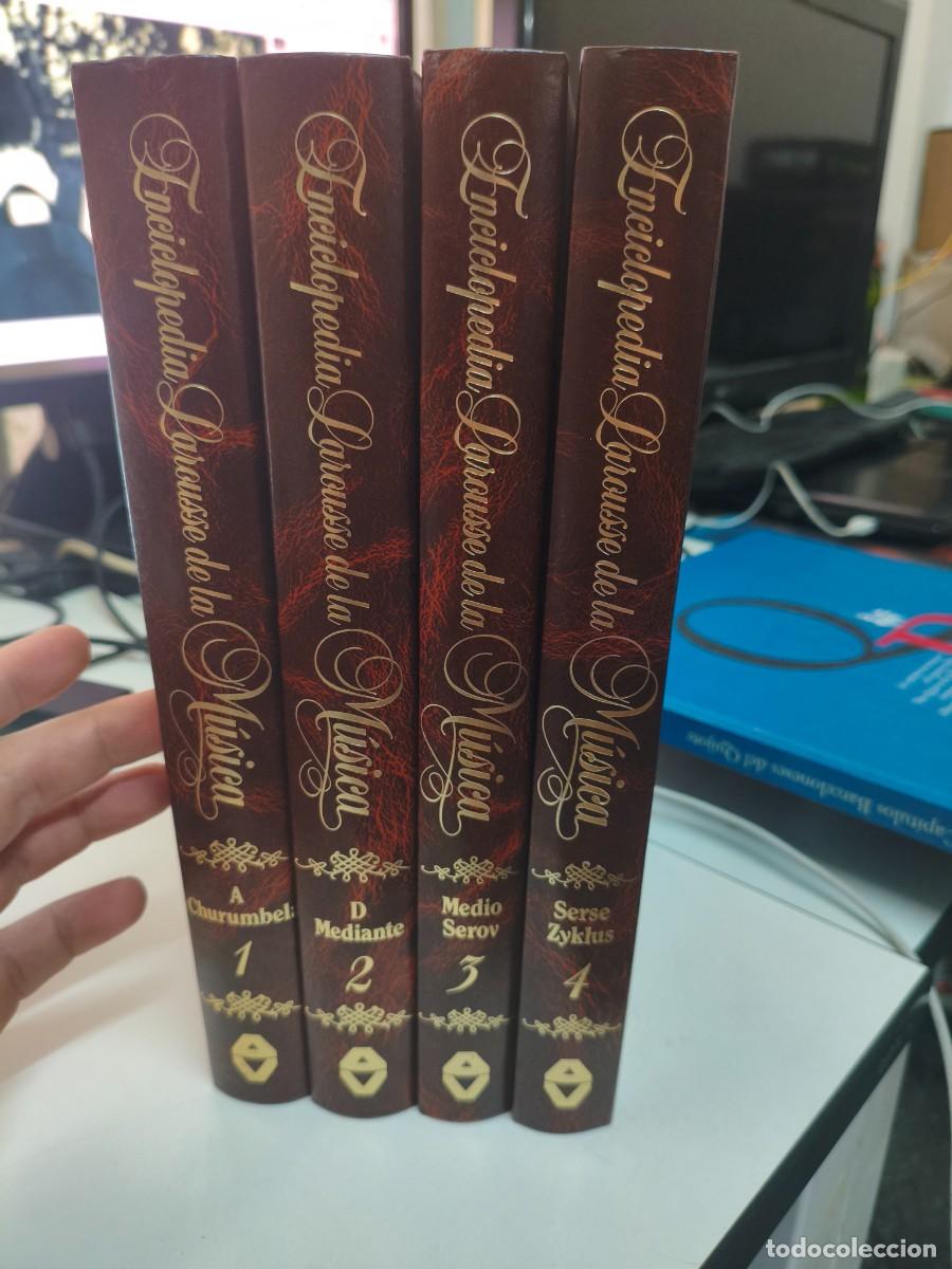 Libros de segunda mano: Enciclopedia Larousse de la M&uacute;sica 4 Tomos Argos Vergara 1987
