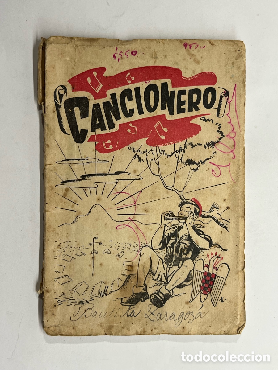 Livros em segunda m&atilde;o: CANCIONERO del Frente de juventudes. Campamentos de la OJE, Valencia del Cid (a.1953)