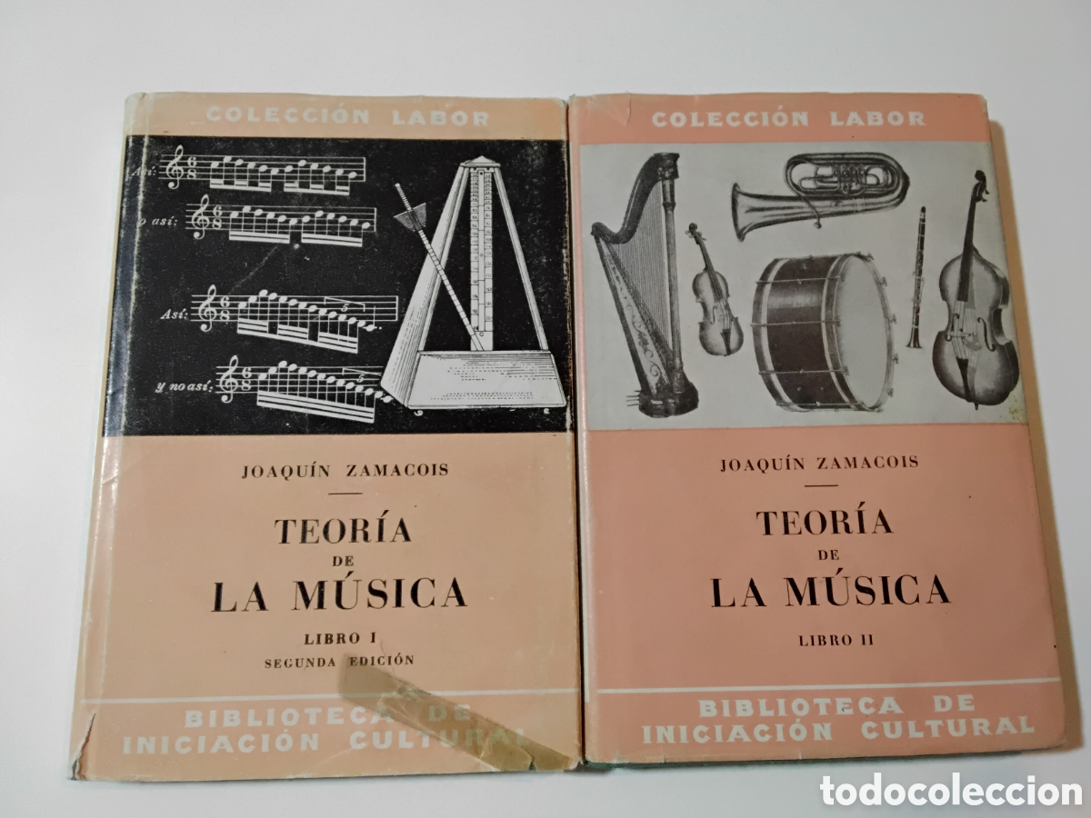 Libros de segunda mano: Joaqu&iacute;n Zamacois &ndash; Teor&iacute;a de la m&uacute;sica: Dividida en cursos (Libros I y II) &ndash; 1954