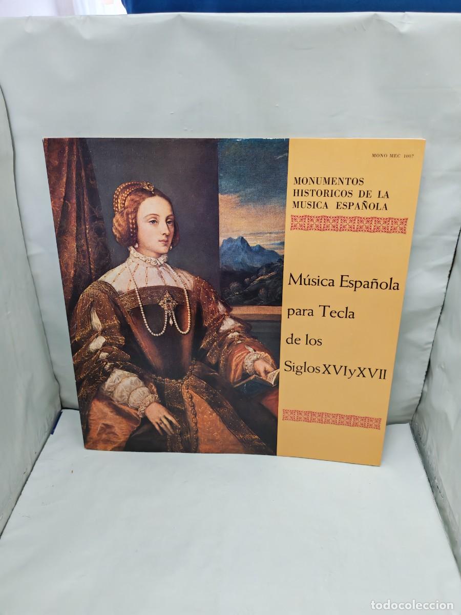 Livros em segunda m&atilde;o: M&uacute;sica Espa&ntilde;ola para tecla de los siglos XVI y XVII (Cuadernillo 20 p&aacute;ginas + LP Vinilo)