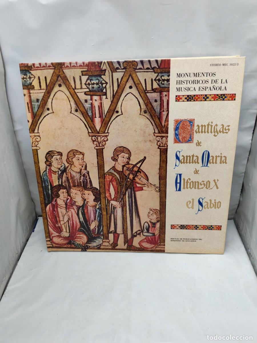 Livros em segunda m&atilde;o: CANTIGAS DE SANTA MAR&Iacute;A DE ALFONSO X EL SABIO (Libro + 2 LP Originales)