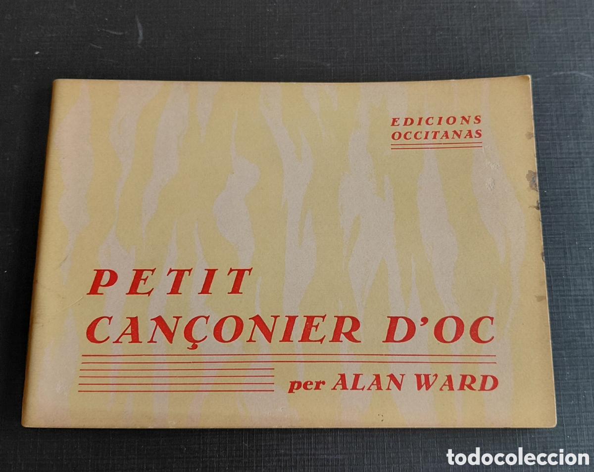 Livros em segunda m&atilde;o: PETIT CAN&Ccedil;ONIER D'OC-ALAN WARD-1963- EDICIONS OCCITANES -1a EDICI&Oacute;- CANCIONERO